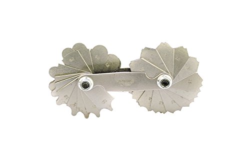 Proops Engineers Metric Radius Gauge 1-7mm, 32 Leaves, Convex and Concave Radii (M9263) Free UK Postage