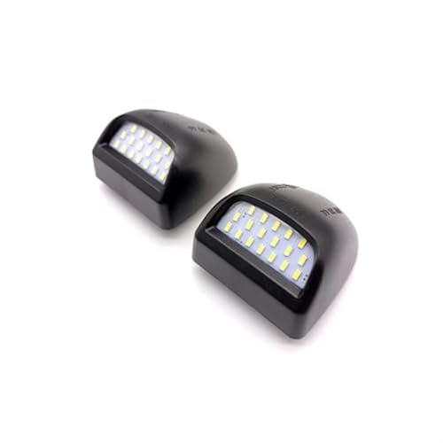 Luces matrícula Chevrolet Avalanche y GMC Sierra pack de 2 bombillas blancas traseras