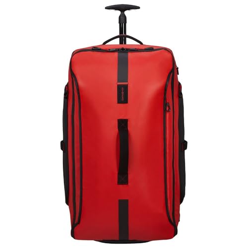 Samsonite Paradiver Light - Reisetasche L mit 2 Rollen, 79 cm, 121.5 L, Rot (Flame Red)