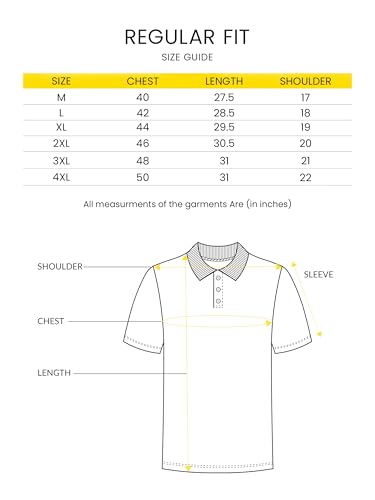 Image of Beyoung Imported Poly Regular Fit Solid Polo Tshirt for Men | Collar Tshirt | Half Sleeves | Solid Casual T-Shirt