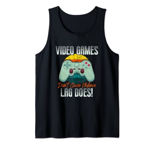 Les jeux vidéo ne causent pas de violence Lag Does Funny Gamer Débardeur