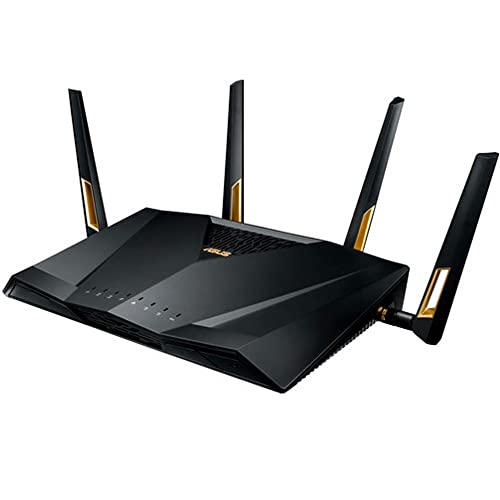 Image of ASUS RT-AX88U AX6000 Dual Band WiFi 6 Gaming Router, 8 Ports, Lifetime Security, Adaptive QoS