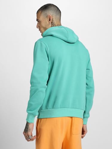 Image of Veirdo Cotton Fleece Regular Fit Hooded Sweatshirt Full Sleeves Solid Jumper Hoodie for Men /Boys