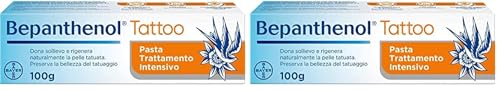 Bayer Bepanthenol Tattoo Pasta Trattamento Intensivo 100 G (Paquete de 2)