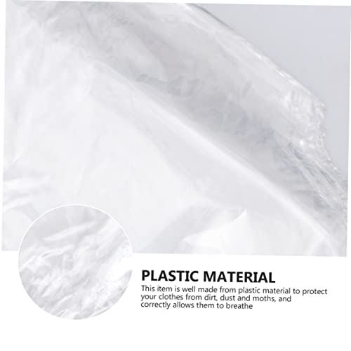 100pcs Garment Bags for Travel and Storage Lightweight Dust and Moisture Protection for Hanging Clothes Mil Cover for Dry Cleaning and Closet Organization 7