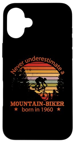 MTB Mountain-Biker ] }EeoCN re[W 1960 N܂̒a] X}zP[X iPhone 16 Plus p
