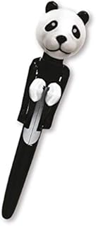 Mighty Writer - Panda from Deluxebase. Funny Animal Boxing Pen. Black ballpoint novelty stationery for kids