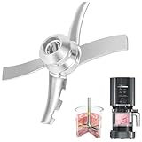 Replacement Paddle Blade for Ninja Creami NC300 Series Ice Cream Makers - Made of Food-Grade Stainless Steel - Double-Type Blades - Includes models NC301, NC299AMZ, NC300, CN301CO, NC300C and more