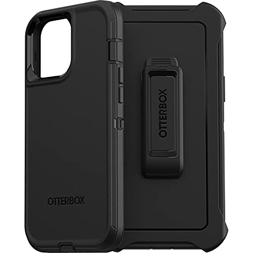 OTTERBOX DEFENDER SERIES SCREENLESS EDITION Case for iPhone 13 Pro Max & iPhone 12 Pro Max – BLACK
