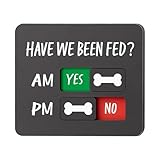 Hund Gefüttert Schild – Magnetisches Haustierzubehör Mit AM/PM Schieberegler | Ja/Nein Fütterungsanzeige Zum Verhindern Von Überfütterung – Ideal Für Kühlschrank, Schränke, Wände & Zuhause 9X11,9cm