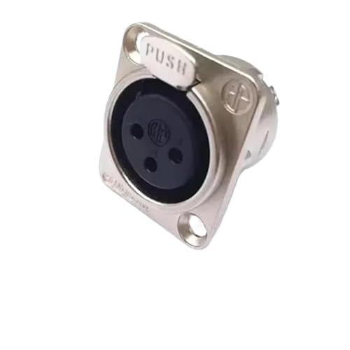 Fiche XLR femelle encastrable pour installation châssis et sonorisation
