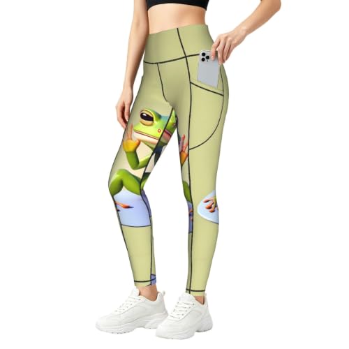 Leggings de yoga elásticos confeccionados con tejido suave de alta resistencia