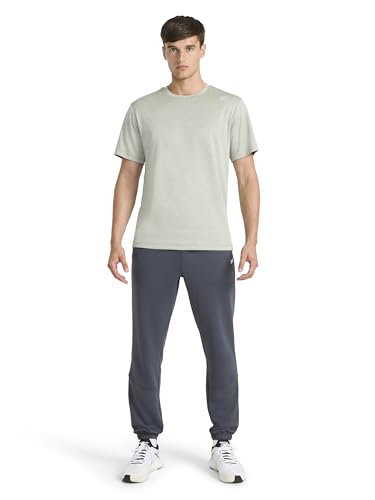 Reebok Men’s Velocity Pant, Standard Fit, 31” Inseam, Lightweight Stretch Air Weave Scuba Fabric, Ebony, Large - image 3