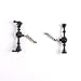 REMOKING RC Hobby Military Truck Accessories-Drive Shaft Set with Gear Box Fit for WPL and Other Military Truck