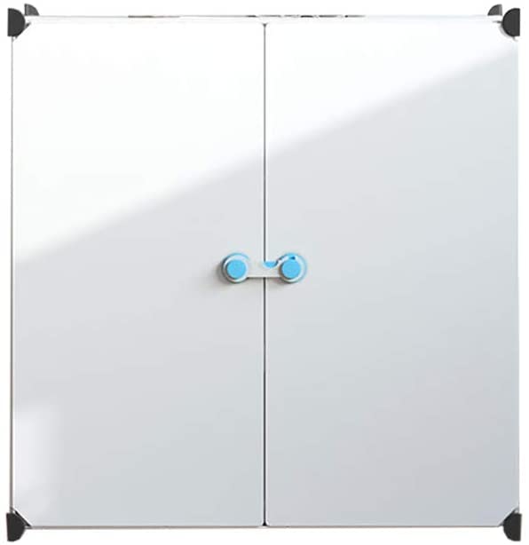 FBITE Shoe Rack Shoe Stand Rack Shoe Storage Shoe rack simple double door multi-shoe cabinet plastic assembly storage sorting locker(61.99