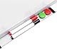 Amazon Basics Magnetisches Whiteboard mit Stiftablage und Aluminiumleisten, trocken abwischbar, 60 cm x 45 cm (B x H), Weiß