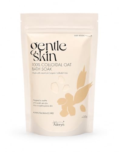Organic Colloidal Oat Bath Soak Relieves & Soothes Sunburn Chicken Pox Eczema Psoriasis Very Dry Irritated and Itchy Skin. Fragrance Free 100% Natural Powder - Made in UK