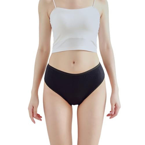 STARLY Women's Disposable Pure Cotton Underwear Travel Panties High Cut