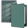 Capa Para Kindle Paperwhite 12ª Geração e Kindle Colorsoft 7 Polegadas (SA569P, SA568B, SA58CB, SA59CP) - Sistema de Hibernação - Fechamento Magnético - Traseira Transparente (Verde Militar)