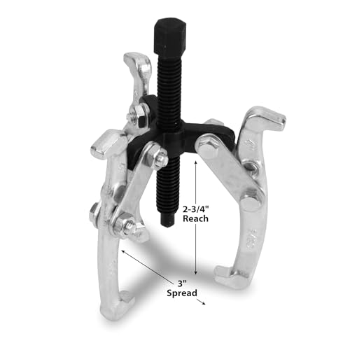 image for Performance Tool W135P 3 Jaw Gear Puller - Heat Treated Alloy Steel, D