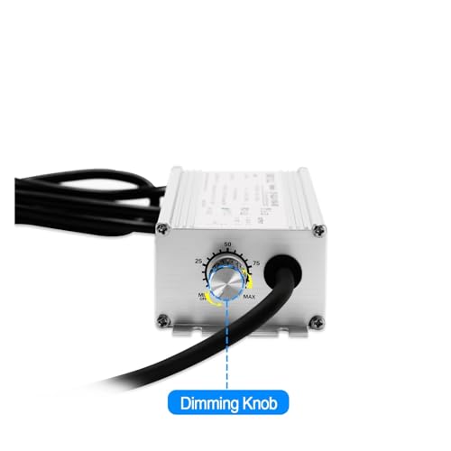 Alimentation electrique variable 100W transformateur d'eclairage 35-60V