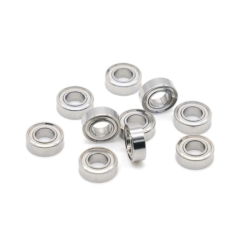 Cojinetes de carrete de pesca SR166ZZ de acero inoxidable 10 piezas