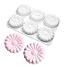TUKE Silicone Chocolate Candy Molds Non-stick Daisy Flower Silicone Baking Mold BPA Free, Gummy Molds Silicone Candy Mold For Chocolate Cake Jelly Pudding Handmade Soap Mould (Daisy Flower L)