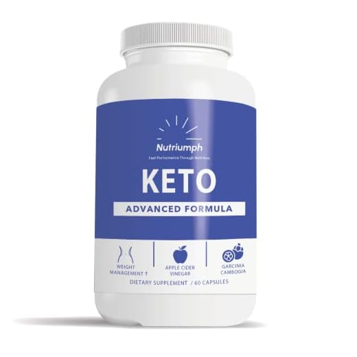 Nutriumph Keto BHB exogenous ketones | Keto Diet Pills | Advanced Ketone Supplement for Women & Men | BHB Salts, Apple Cider Vinegar, Garcinia Cambogia & Digestive Enzymes - 30 Day Supply
