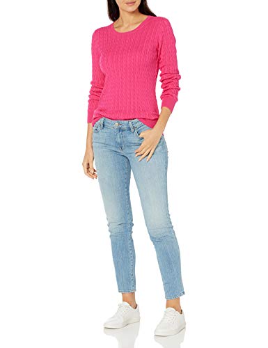 Image of Amazon Essentials Women's Lightweight Cable Knit Long Sleeve Sweater