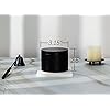 Aroparc Candle Tins 8oz with Lids, 24 Pack Seamless Bulk Candle Containers for Candle Making Supplies - Black