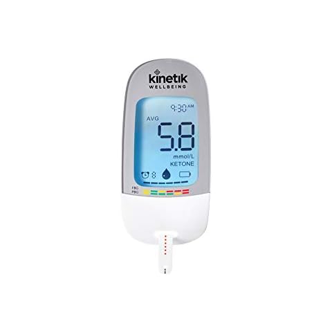 Kinetik Wellbeing Blood Glucose Monitoring System - Used by The NHS - in Association with St John Ambulance - Test Strips & Lancets Available on Prescription Cover