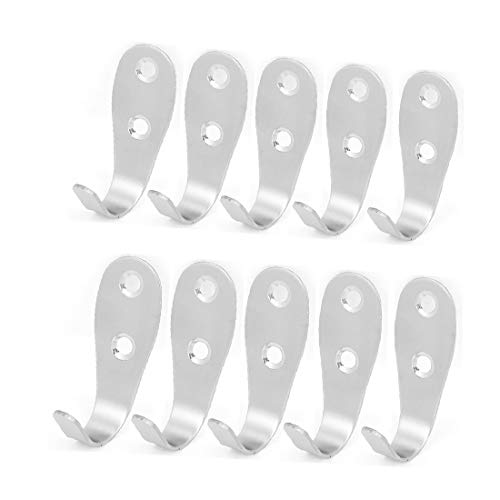 X-Dr Kleidung Handtasche Wandhalterung J geformt Edelstahl Haken Kleiderbügel 10st (0277ebd1c8dd562469e95e9821162804)