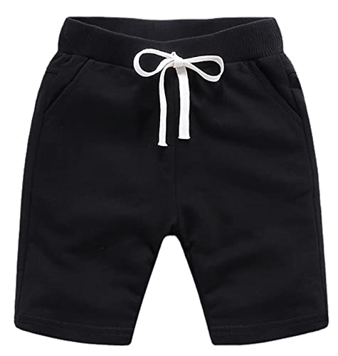 Girls Boys 2 Pack Running Cotton Shorts Kids Athletic Beach Short Pants2