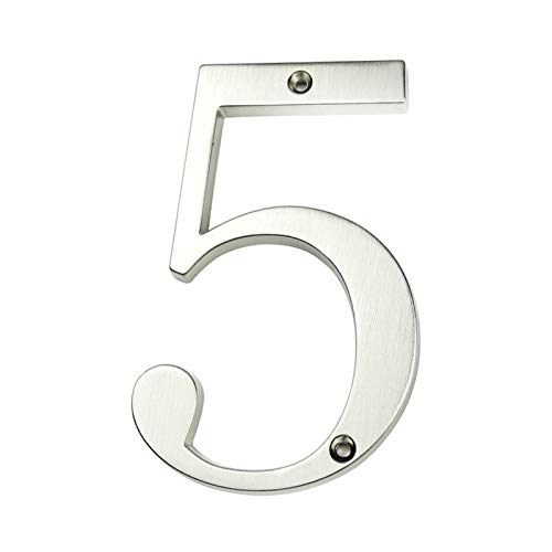 Numéro de porte 10cm au design épuré pour valoriser votre portail extérieur