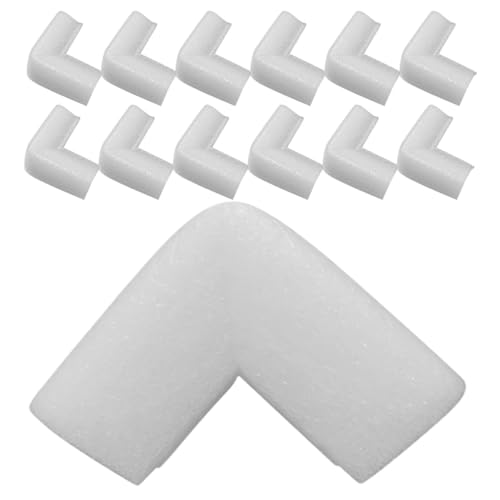 TEMPNAP Protectores de Esquinas de de Algodón Perla Que Previene Daños 50 Blanco Textura Ligeramente Acolchada para Marcos y Embalaje de Muebles