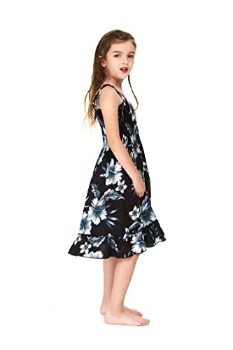 Image of Hawaii Hangover Family Matching Hawaiian Clothes, Midnight Bloom | Family matching Hawaiian outfits, Midnight Bloom, lightweight rayon, machine washable, tropical floral print, luaus, cruises