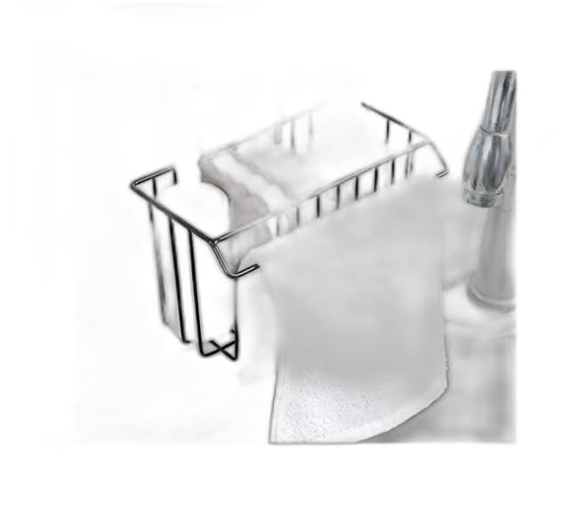 Kitchen Sink Organizers| Design - 76 Metal Iron Sponge Holder | Kitchen Sink Stand Caddy Organizer Drain Ra for Home and Kitchen-image-36