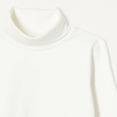 Image of Amazon Essentials Girls' Slim Fit Turtleneck T-Shirt, Pack of 2