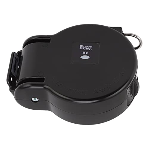 Retractable Clothesline, Heavy Duty PVC Coated Drying Line, 2 x 49 Feet, Space Saving, Easy Installation for Indoor and Outdoor Use (Black)