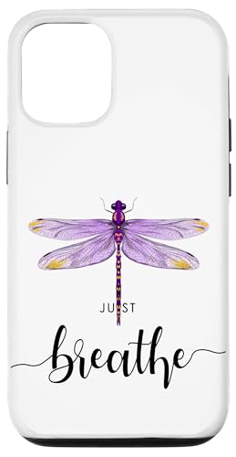 ���̃g���{�����g���{�����w�A�[�g Breathe Dragonflies art artwork �X�}�z�P�[�X iPhone 12/12 Pro �p