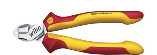 Wiha Abisolier-Seitenschneider Professional electric mit DynamicJoint® (einzigartige Gelenkkonstruktion für bessere Kraftübertragung) (26745) 160 mm Zange für Elektriker, VDE geprüft, stückgeprüft, stabil und robust