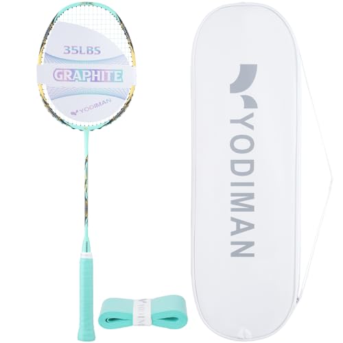 Raquette badminton YODIMAN carbone 1200T tension 35 lbs 0.68mm