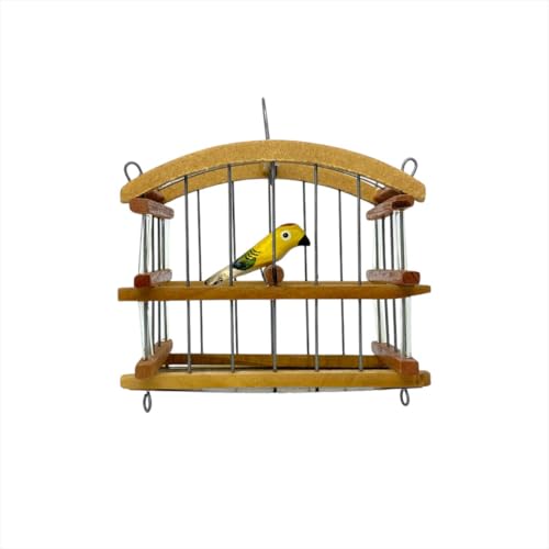 Gaiola De Passarinho Mini Artesanato Decoração De Quintal (Sortidas)