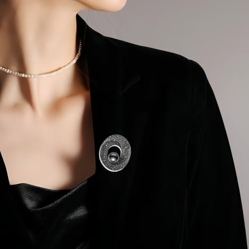 Image of Brooch Pins For Women Fashion Elegant Brooches Lapel Badges Coat Sweater Scarves Shawl Dress Accessory Wedding Party Prom Jewelry