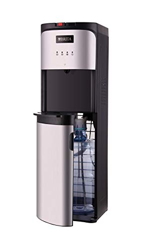 BRITA Stainless-Steel Water Cooler with built-in BRITA Filter NEVER BUY PLASTIC BOTTLES OF WATER AGAIN refill empty jug at any faucet Stainless-steel internal tubing and water tanks, Energy Star
