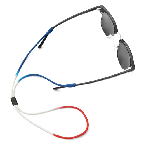 Pilotfish Premium Silicone Sunglasses Strap, Adjustable Glasses Retainer with Unique Passthrough Design – Universal Fit