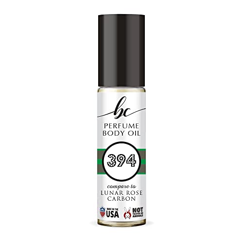 BIOCURA BC Perfume 394 Inspired by Lunar Rose Carbon For Men Replica Fragrance Body Oil Dupes Alcohol-Free Sample Travel Size Concentrated Long Lasting Roll-On 0.3 Fl Oz/10ml