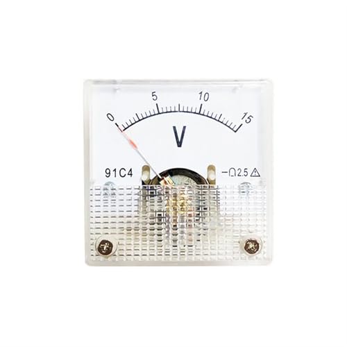 Voltmètre analogique CC contre les pannes de panneau de tension 20V