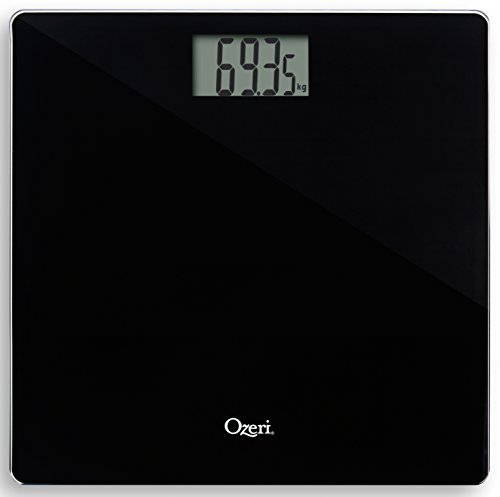 Ozeri Precision Bath Scale (440 Lbs / 200 Kg) In Tempered Glass, With 50 Gram Sensor Technology (0.1 Lbs / 0.05 Kg) And Infant, Pet & Luggage Tare #TOP1