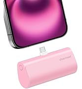 charmast Portable Charger USB C for iPhone 17/16/15, 5000mAh Fast Charging Power Bank with Built-...